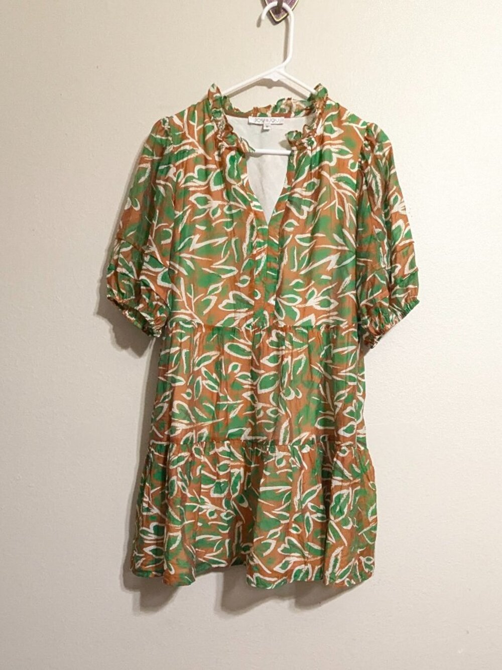 Joy Joy Tiered  Dress M